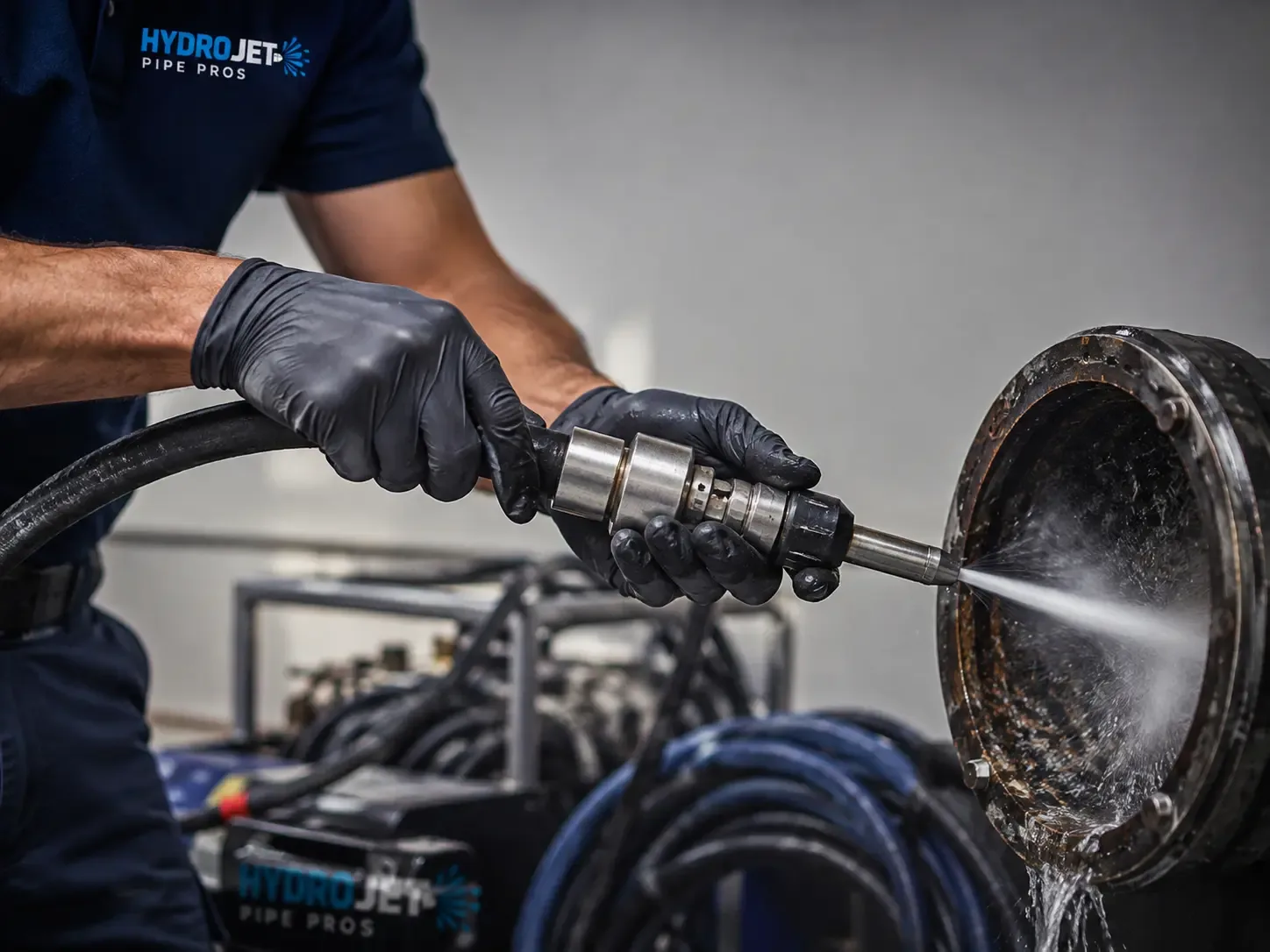 Hydro Jet Pipe Descaling in Newark, CA